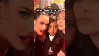 North's coolest answer to Katy Perry's question 😎 Kim Kardashian