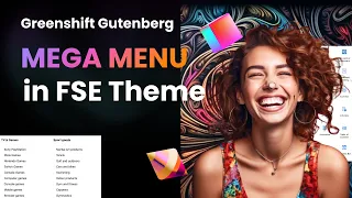 How to make mega menu in FSE Wordpress Block theme Greenshift