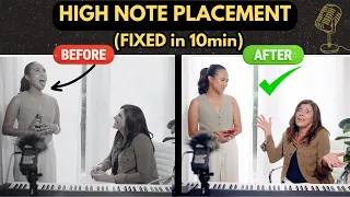 Singing BREAKTHROUGH On Camera: High Note Placement Mastery with Angie - SECRET to Perfect Notes