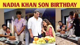 nadia khan son birthday | nadia khan family | nadia khan morning show | nadia khan