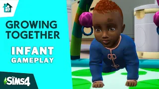 EARLY ACCESS 👀 | SIMS 4 GROWING TOGETHER 💛 | INFANTS GAMEPLAY 👶🏾 | MILESTONES & FAMILY LIFE ✨