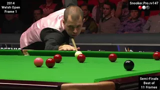 Ronnie O'Sullivan v Barry Hawkins - 2014 Welsh Open Snooker - Frame 1 - Snooker.Pro.rv147