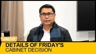 UNCUT : DETAILS OF FRIDAY'S CABINET DECISION    09 FEB 2024