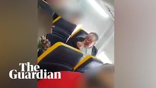 Racist incident filmed on Ryanair flight