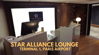 Exploring the Star Alliance Lounge - Paris Terminal 1 - CDG airport
