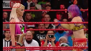 Asuka sets her sight no alexa bliss by officially  entering the royal rumble macth