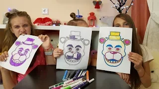 3 МАРКЕР БАЛДИ ЧЕЛЛЕНДЖ  КТО КРУЧЕ или 3 Marker Challenge From Baldi Учитель Балди