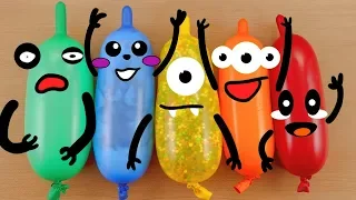Making Slime With Funny Balloons Cute #Doodles #2 | RELAXING SATISFYING #SLIME