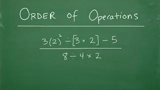 How To Use The Order of Operations (PEMDAS) – Example Problem