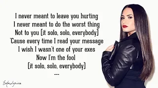 Solo - Clean Bandit feat. Demi Lovato (Lyrics)