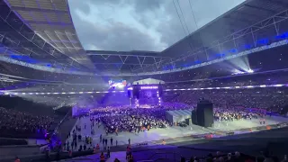 Entrances for Swerve, Christian Cage vs Darby Allin, Sting - AEW All In Live Audience 2023 Wembley