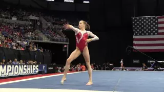 Madison Kocian - Floor Exercise - 2016 P&G Gymnastics Championships – Sr. Women Day 1