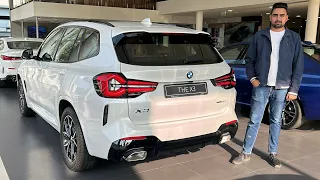 New 2024 BMW X3 Facelift xDrive20D M Sport 🔥 Rs 70.90L | White Colour - Detailed Walkaround Review!