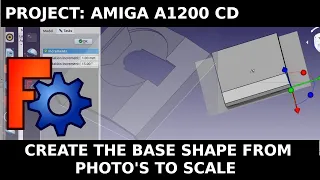 FreeCAD:  Retro Computer From Tracing & Scaling Photos Of An Amiga CD1200 Part 1: Beginners Guide