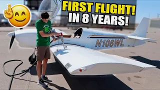 Flying Our $16,000 ABANDONED Airplane For The First Time!