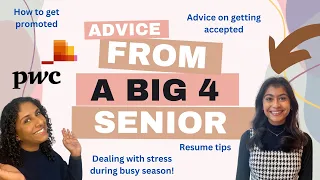 Tips from a Big 4 Senior Auditor | Resume tips, promotions, what to expect as an auditor, and more!