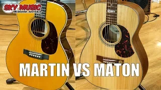 Martin vs Maton - An Acoustic Guitar Comparison!