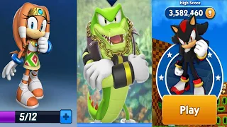 Vector the Crocodile in Sonic Dash 2 Sonic Boom vs Sonic Dash vs Sonic Forces -All Characters Run