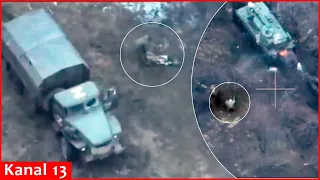 Russians coming to help AMBUSHED-Russian soldier took his fellow out of burning equipment to “Ural"