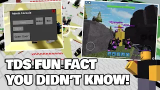 3 Old Tower Defense Simulator Fact You Didn't Know | Roblox