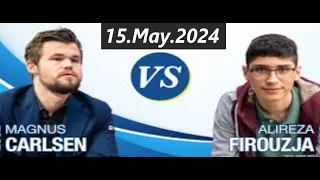 Alireza Firouzja vs. Magnus Carlsen / 15.May.2024 - GRAND FINAL Champions Chess Tour / 1 - 0 #chess