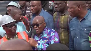 President Akufo-Addo Assures Kumasi Central Market Traders the Opening Central Market 2nd Phase.