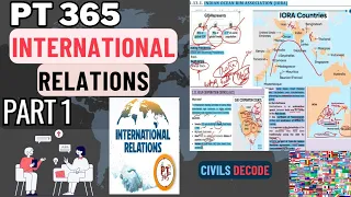 Vision IAS PT 365 INTERNATIONAL RELATIONS 2024 (part 1) #internationalrelationsforupsc #prelims2024