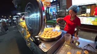 Уличная Еда на ночном рынке в Китае Street Food