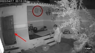 real ghost that infiltrates the body of the elderly grandmother CCTV Do not miss this wonderful scen