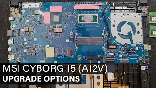 MSI CYBORG 15 (A12V) - disassembly and upgrade options