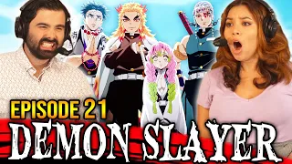 HASHIRA'S! DEMON SLAYER EPISODE 21 REACTION! Against Corps Rules 1x21 REACTION