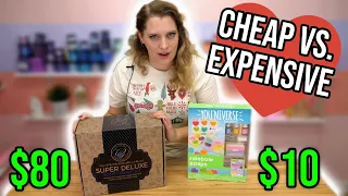 CHEAPEST vs MOST EXPENSIVE AMAZON SOAP KITS 🎄 SOAPMAS DAY 7