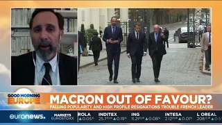 Falling popularity and high profile resignations trouble Macron