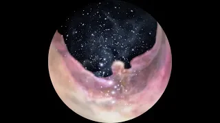 Flight Through the Orion Nebula in Visible and Infrared Light - Dome Version