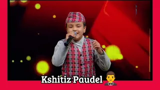 "Kalilo Tamalai" Best One - Kshitiz Paudel | Voice of Kids - Semi-final