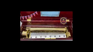 The Queen’s Platinum Jubilee 2022 God Save The Queen / Rule Britannia Antique Music Box