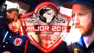 Gambit vs Fnatic. Лучшие моменты по версии HLTV. PGL Krakow Major 2017. Четвертьфинал плей-офф