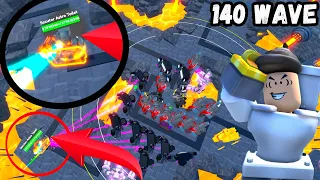 🤩🤩🤩OMG!! SECUTOR ASTRO TOILET on wave 140🤩🤩🤩 NEW BOSS - Toilet Tower Defense