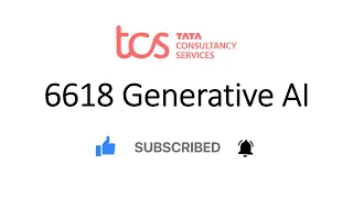 6618 GENERATIVE AI || SUBSCRIBE NOW || Tcs INFO ||