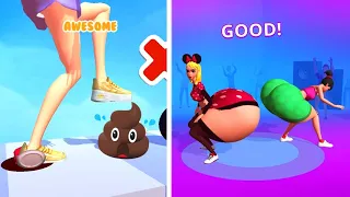 Playing 1111111 Tiktok Games NEW VIDEO Satisfying & Relaxing Videos Twerk Race | TippyToe #2