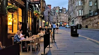 Scotland at Night- Walking through amazing Edinburgh Streets