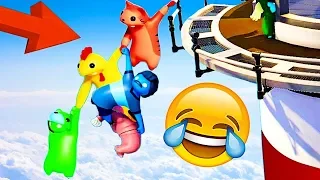 ON A PLEURÉ DE RIRE COMME JAMAIS AVEC OVERSPES ! | Gang Beasts