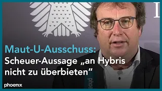 Maut-U-Ausschuss: Statements nach Aussage von Bundesverkehrsminister Andreas Scheuer am 28.01.21