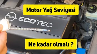 Motor yağ seviyesi ne kadar olmalı◇Motor yağına nasıl bakılır #otomobil #tamirci #üstünce #kendinyap