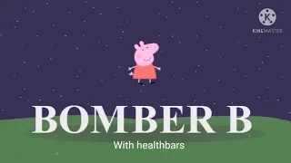 Peppa and George pig vs Mummy pig (Bomber B) with healthbars