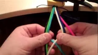 How to tie a 6 strand 1/2 (half) round braid.