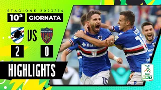 Sampdoria vs Cosenza 2-0 | Prima vittoria casalinga per il Doria | HIGHLIGHTS SERIE BKT 2023 - 2024
