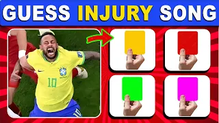 (Full 112) Guess INJURY SONG,Can You Guess Football Players by their Songs and Injuries? | Ronaldo