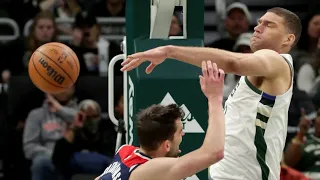 Satoransky Knocks Grayson Allen Down! Bucks Dominate Wizards! 2021-22 NBA Season