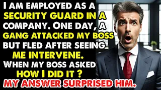 "Security Guard Hero: How I Scared a Boss Attacking Gang - His Reaction Will Surprise You!"
